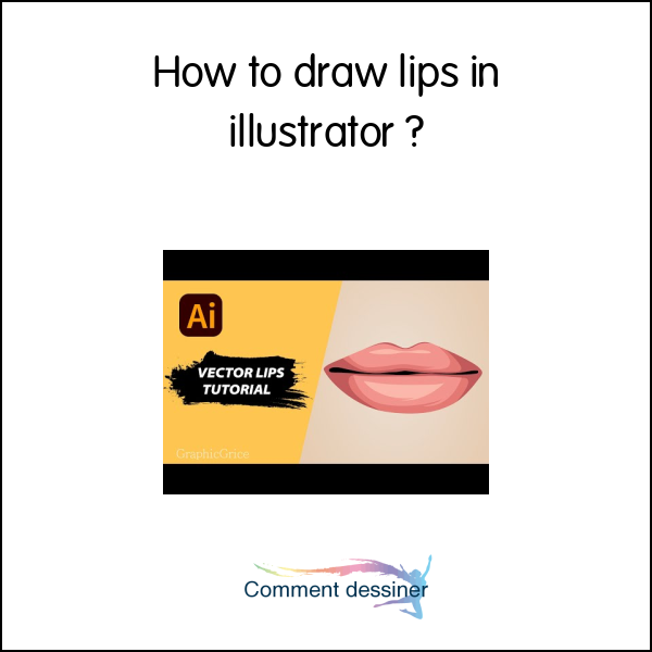 How to draw lips in illustrator